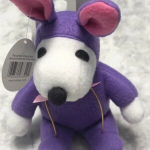 Purple Snoopy Bunny Plush